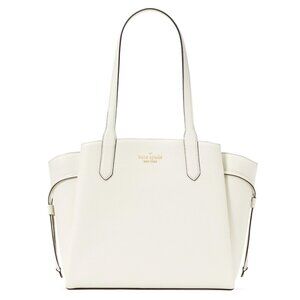 New Kate Spade Dumpling Medium Tote Pebble Leather Meringue